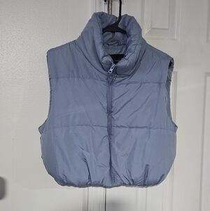 New Look Light Blue Puffer Vest